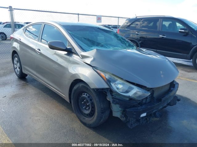 5NPDH4AE6GH753119 Hyundai ELANTRA SE