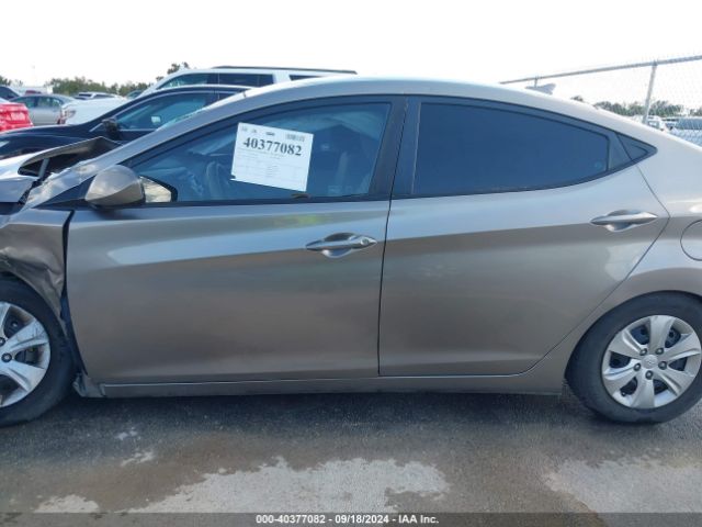 5NPDH4AE6GH753119 Hyundai ELANTRA SE