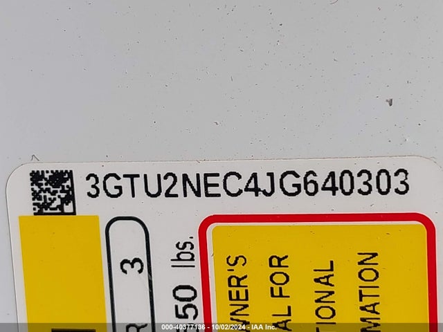 GMC Sierra 1500 Slt 2018 3GTU2NEC4JG640303 Image 9