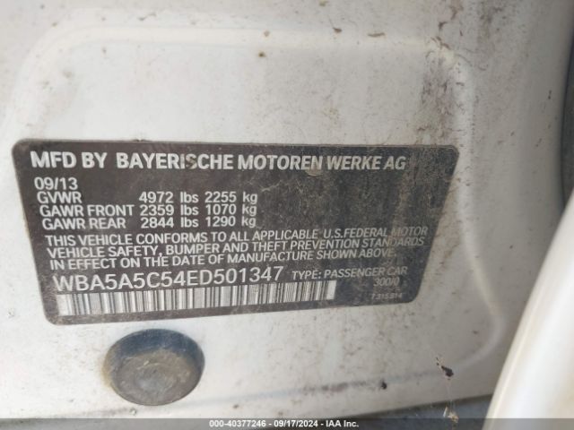 WBA5A5C54ED501347 BMW 528I