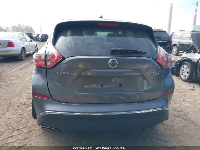 5N1AZ2MH1FN256466 Nissan Murano Platinum