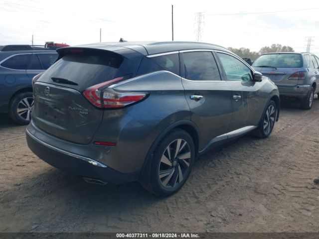 5N1AZ2MH1FN256466 Nissan Murano Platinum