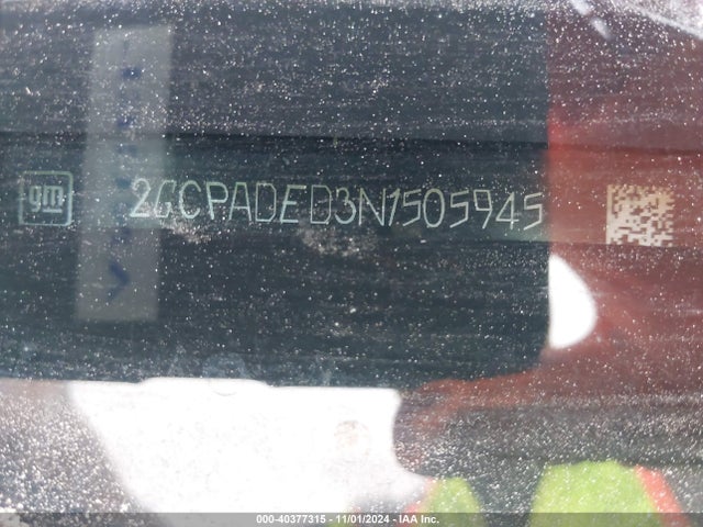 2GCPADED3N1505945 Chevrolet Silverado 1500