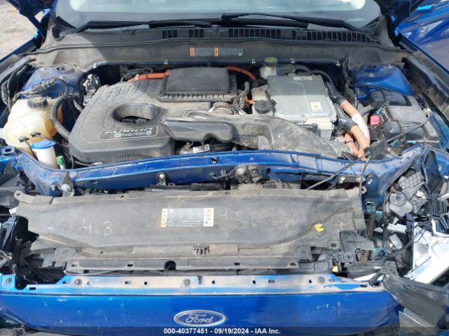 3FA6P0PU9HR209494 Ford Fusion Energi Se Luxury
