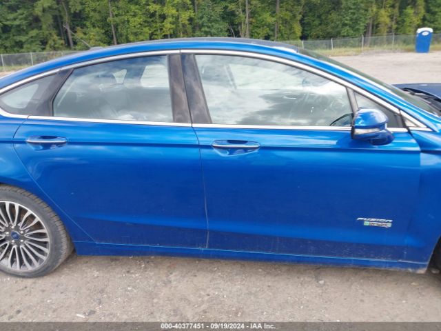 3FA6P0PU9HR209494 Ford Fusion Energi Se Luxury