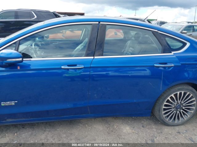 3FA6P0PU9HR209494 Ford Fusion Energi Se Luxury