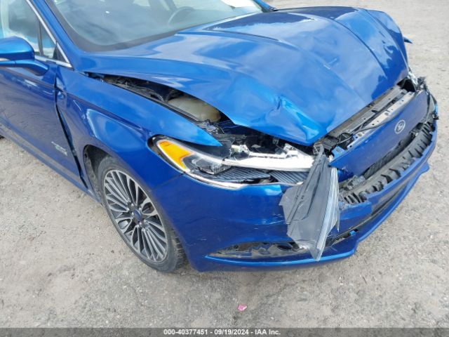 3FA6P0PU9HR209494 Ford Fusion Energi Se Luxury