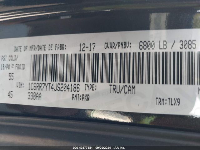 1C6RR7YT4JS204186 RAM 1500 Rebel