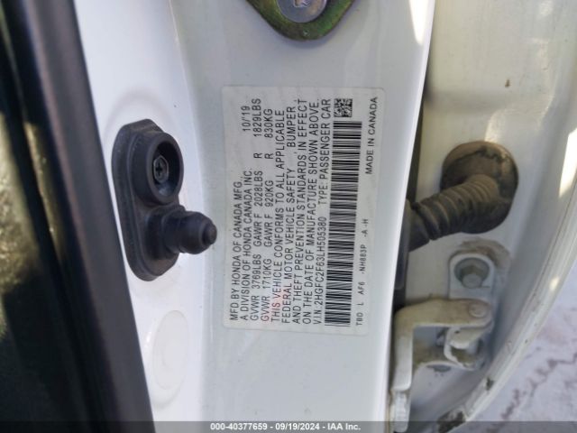 2HGFC2F63LH505380 Honda Civic Lx