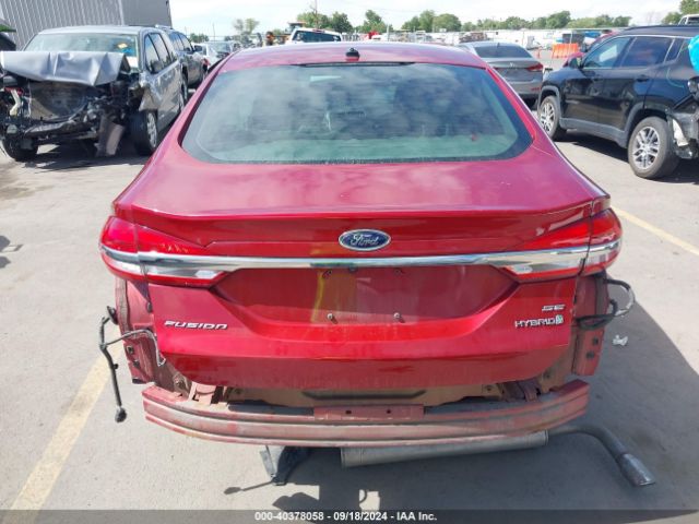 3FA6P0LU7HR279839 Ford Fusion Hybrid Se