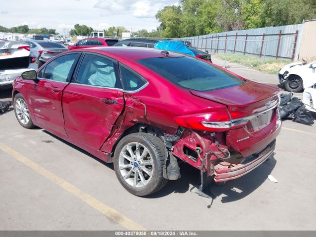 3FA6P0LU7HR279839 Ford Fusion Hybrid Se