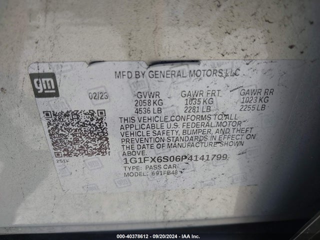 Chevrolet Bolt Ev 2lt 2023 1G1FX6S06P4141799 Image 9