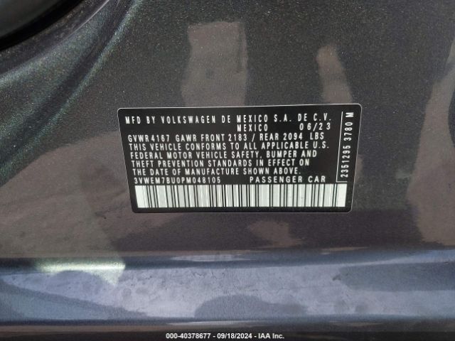 3VWEM7BU0PM048105 Volkswagen Jetta 1.5t Se