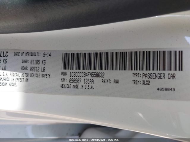 1C3CCCCB4FN558632 Chrysler 200 C