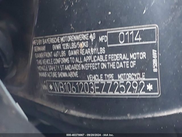 2014 BMW K1600 WB1061203EZZ25292 Photo 9