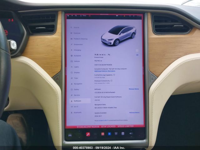 5YJXCAE21KF162939 Tesla Model X 100d/75d/long Range