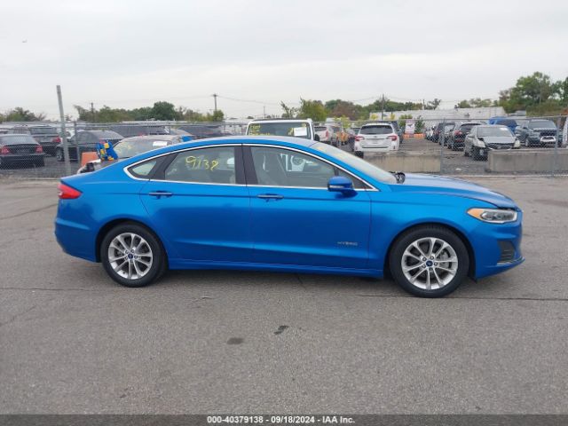 3FA6P0MU9KR255872 Ford Fusion Hybrid Sel