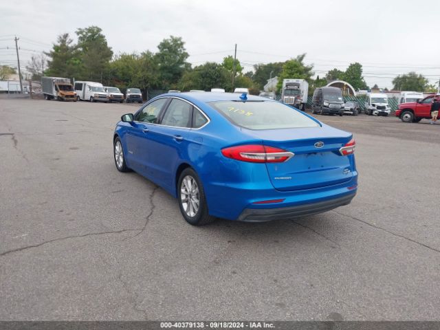 3FA6P0MU9KR255872 Ford Fusion Hybrid Sel