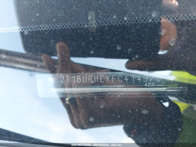 Toyota COROLLA LE 2015 2T1BURHEXFC414970 Image 9