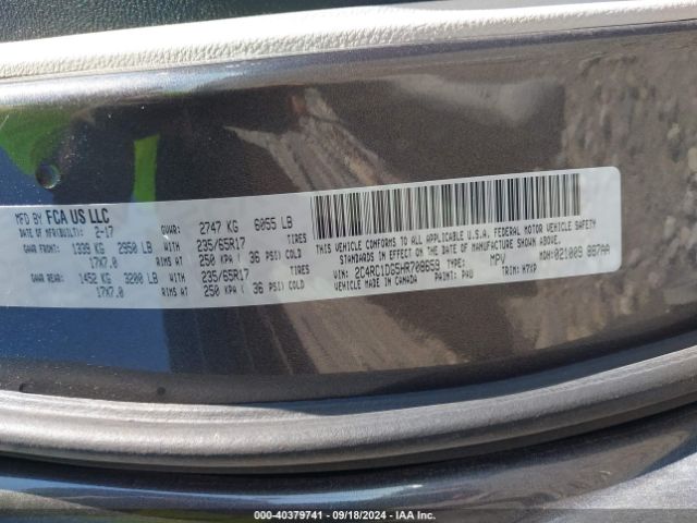 2C4RC1DG5HR708659 Chrysler Pacifica Touring