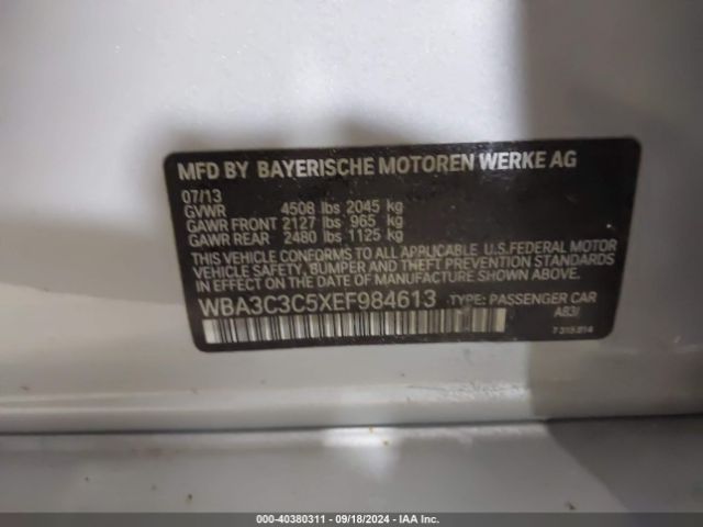 WBA3C3C5XEF984613 BMW 320i Xdrive