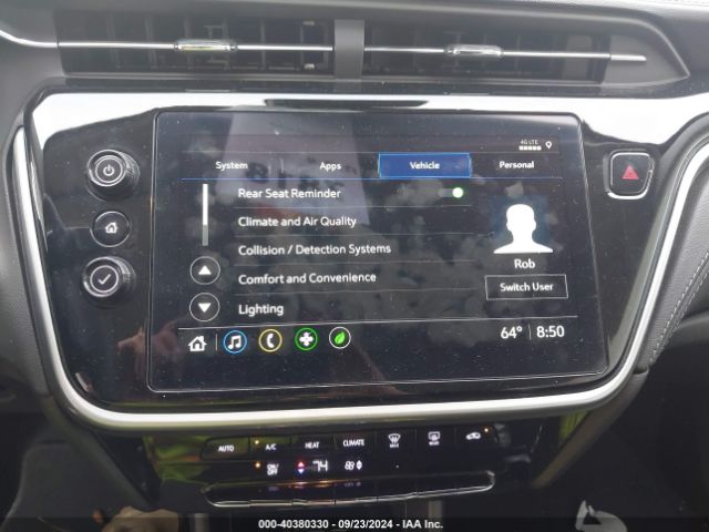 1G1FY6S09P4166905 Chevrolet Bolt Euv Fwd Lt