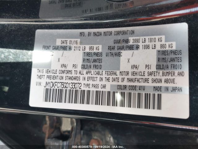 JM1DKFC76G0133072 Mazda Cx-3 Touring