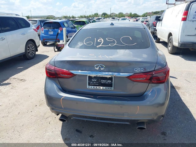 JN1FV7AP1JM461253 Infiniti Q50 3.0t Red Sport 400