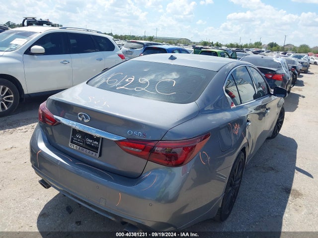 JN1FV7AP1JM461253 Infiniti Q50 3.0t Red Sport 400