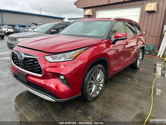 5TDEBRCH4LS014443 Toyota Highlander Hybrid Platinum