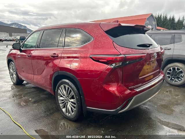 5TDEBRCH4LS014443 Toyota Highlander Hybrid Platinum