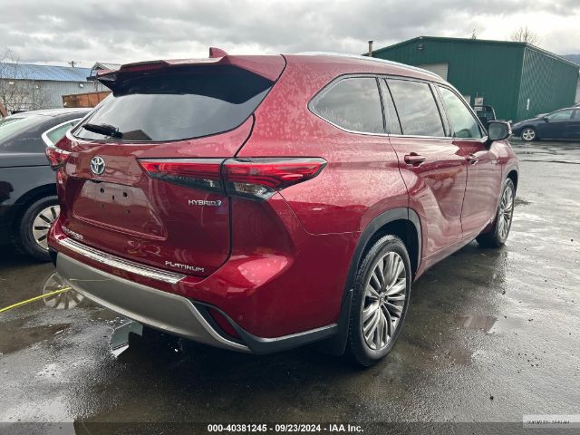 5TDEBRCH4LS014443 Toyota Highlander Hybrid Platinum