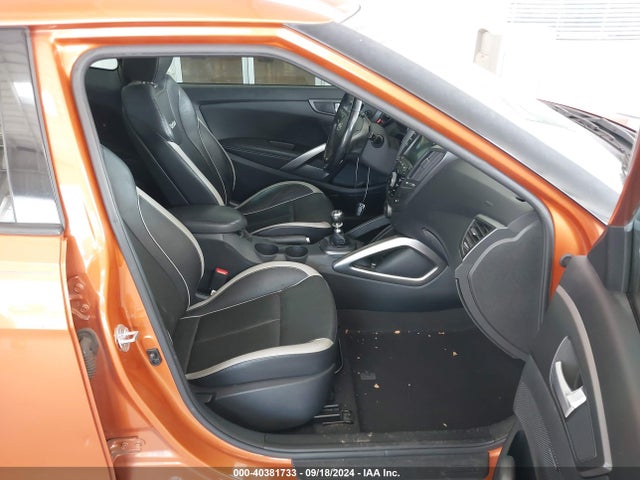 Hyundai Veloster Turbo W/black 2014 KMHTC6AE5EU202779 Image 5