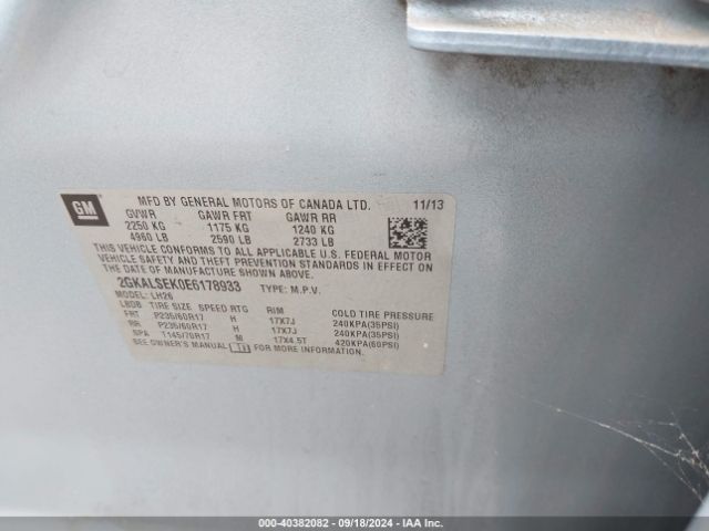 2GKALSEK0E6178933 GMC Terrain Slt-1