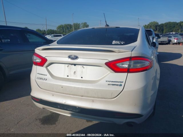 3FA6P0RU6ER348720 Ford Fusion Hybrid Titanium