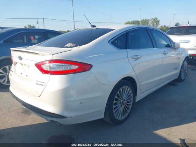 3FA6P0RU6ER348720 Ford Fusion Hybrid Titanium