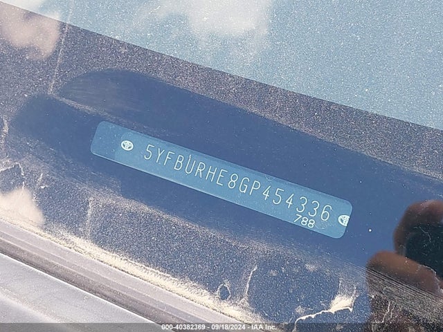 Toyota COROLLA LE 2016 5YFBURHE8GP454336 Image 18