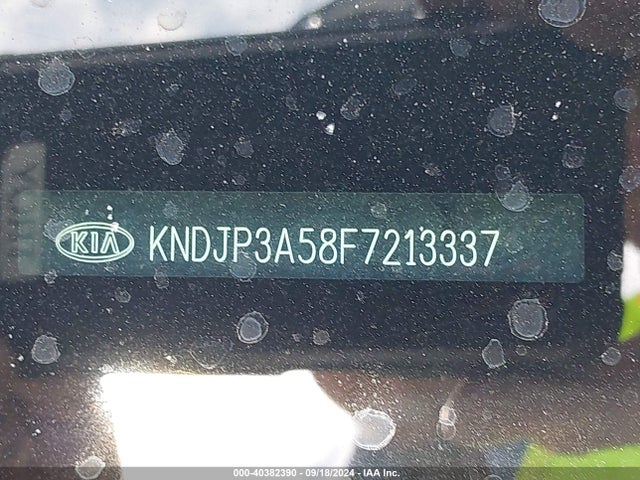 KIA SOUL + 2015 KNDJP3A58F7213337 Image 9
