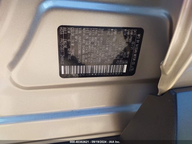 JN8AT3DD0MW312143 Nissan Rogue Platinum Intelligent Awd
