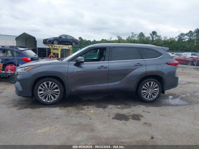 5TDEBRCH9LS008430 Toyota Highlander Hybrid Platinum