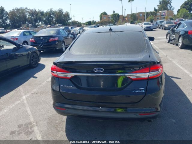 3FA6P0LU7JR115870 Ford Fusion Hybrid Se