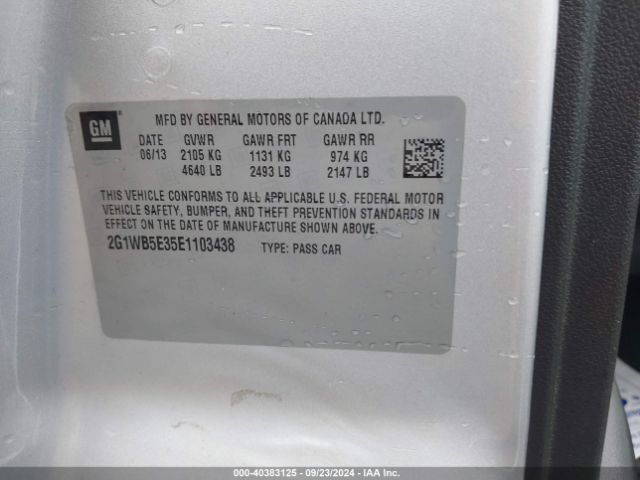 2G1WB5E35E1103438 Chevrolet Impala Limited Lt