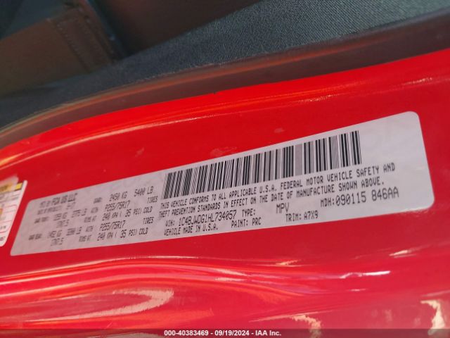 1C4BJWDG1HL734057 Jeep Wrangler Unlimited Sport 4x4