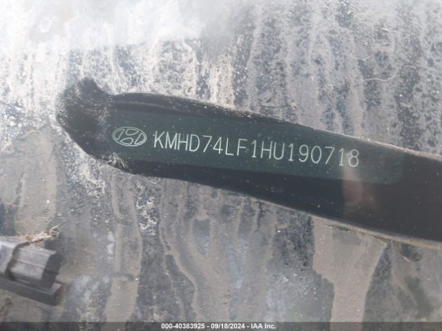 KMHD74LF1HU190718 Hyundai ELANTRA SE