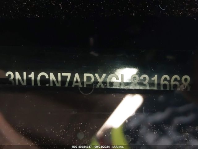 3N1CN7APXGL831668 Nissan Versa 1.6 S