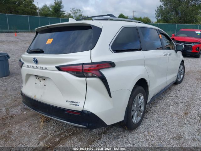 5TDESKFC6MS024335 Toyota Sienna Platinum