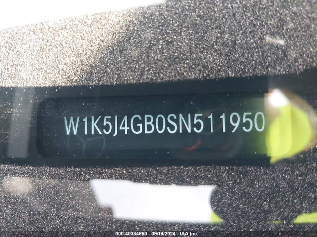 W1K5J4GB0SN511950 Mercedes-Benz Cla 250 Coupe