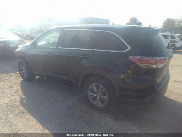 Toyota Highlander Xle V6 2015 5TDJKRFH4FS204032 Image 3