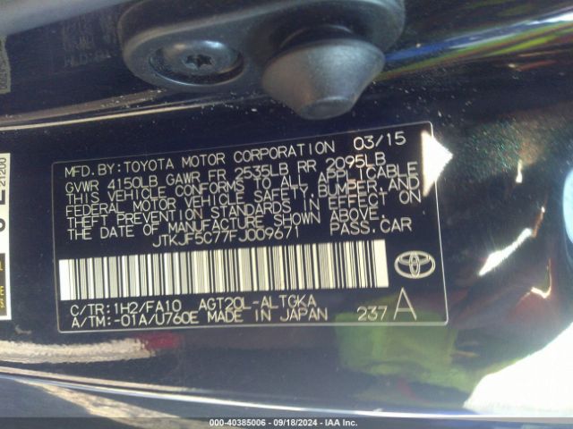 JTKJF5C77FJ009671 Scion TC