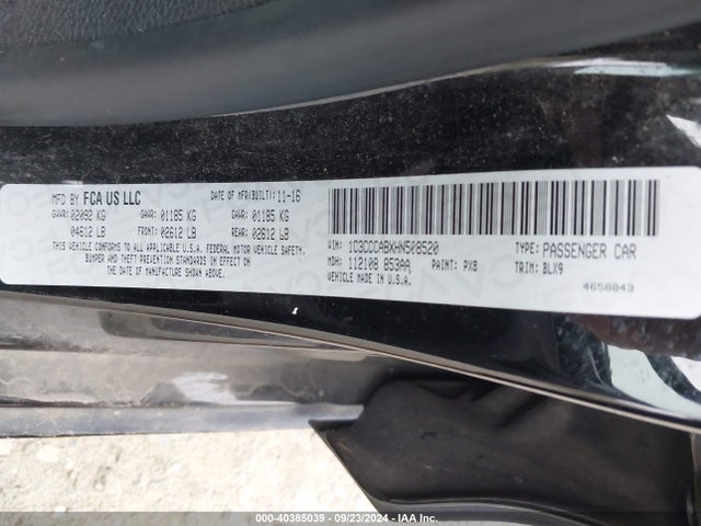1C3CCCABXHN508520 Chrysler 200 Limited Platinum